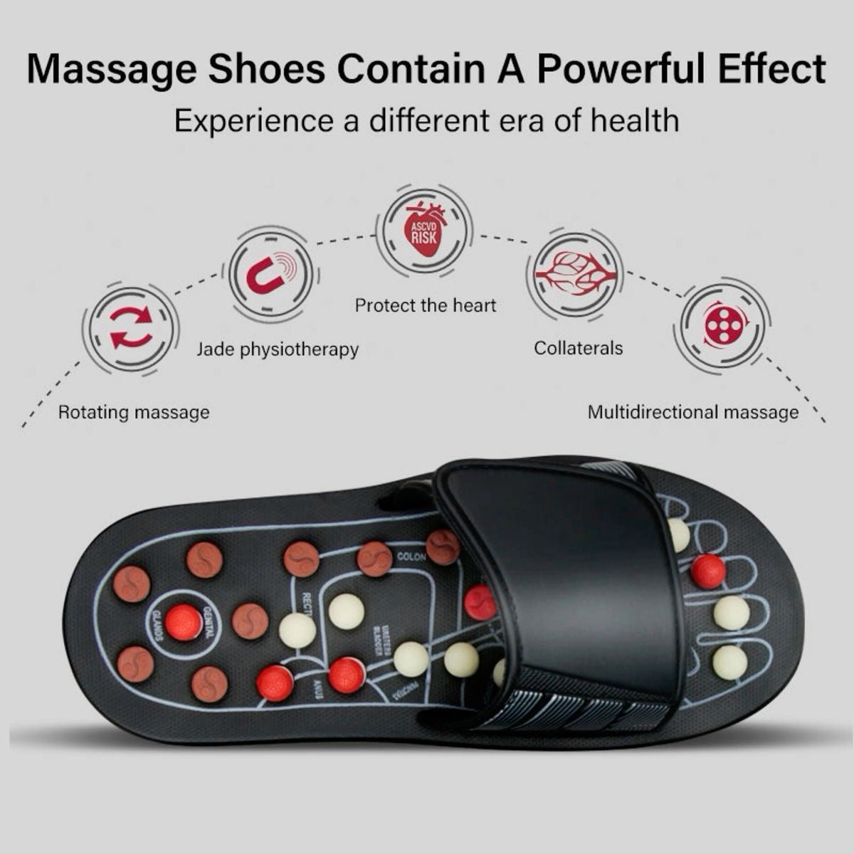 Zenova ReflexoFit™ Massage Slippers