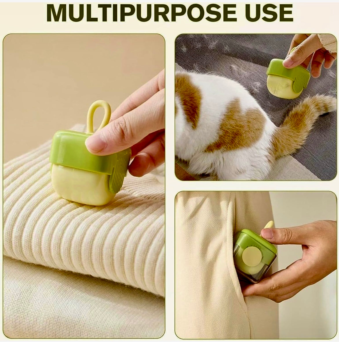CleanyCube™ Mini Lint Roller