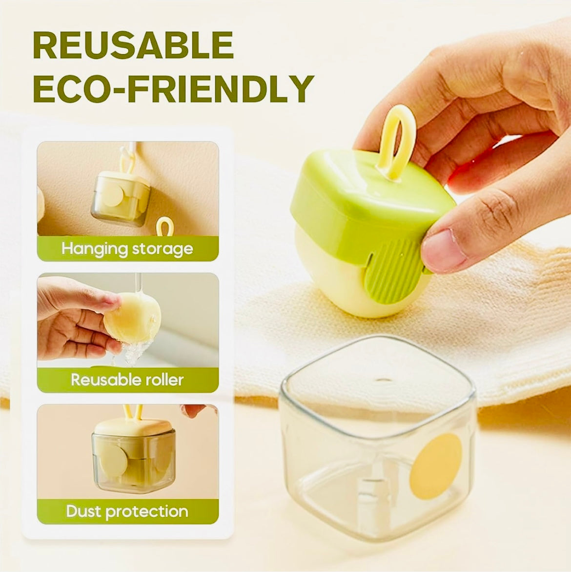 CleanyCube™ Mini Lint Roller