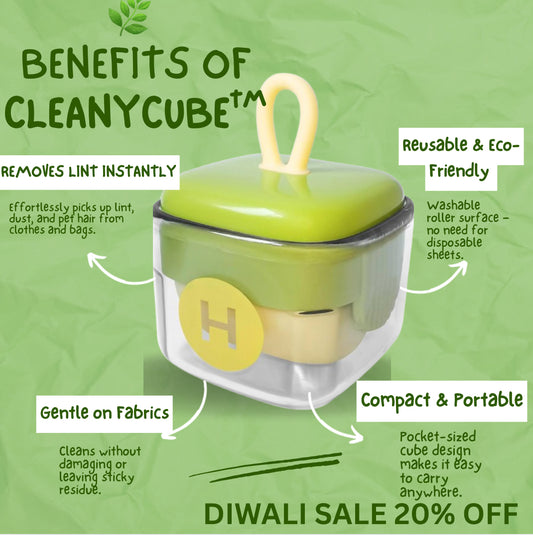 CleanyCube™ Mini Lint Roller